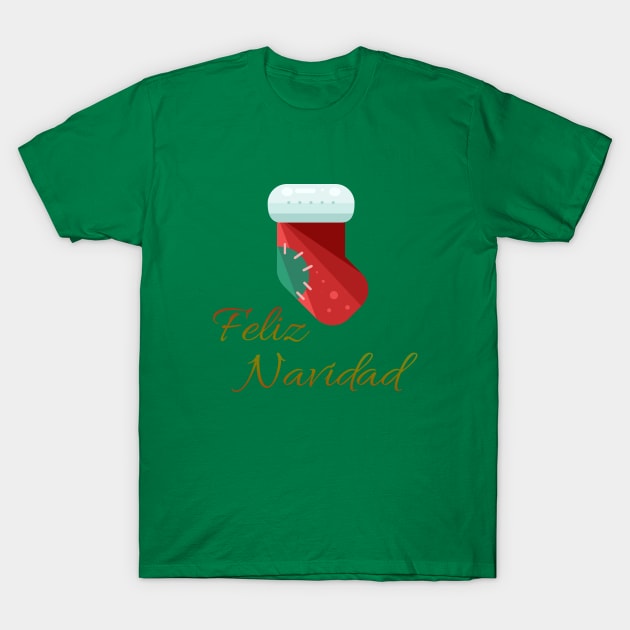 Feliz Navidad T-Shirt by Courtney's Creations